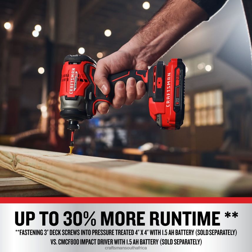 NXT28F114 V20 RP 20-volt Max 1/4-in Brushless Cordless Impact Driver Power Tools CRAFTSMAN - Image 5