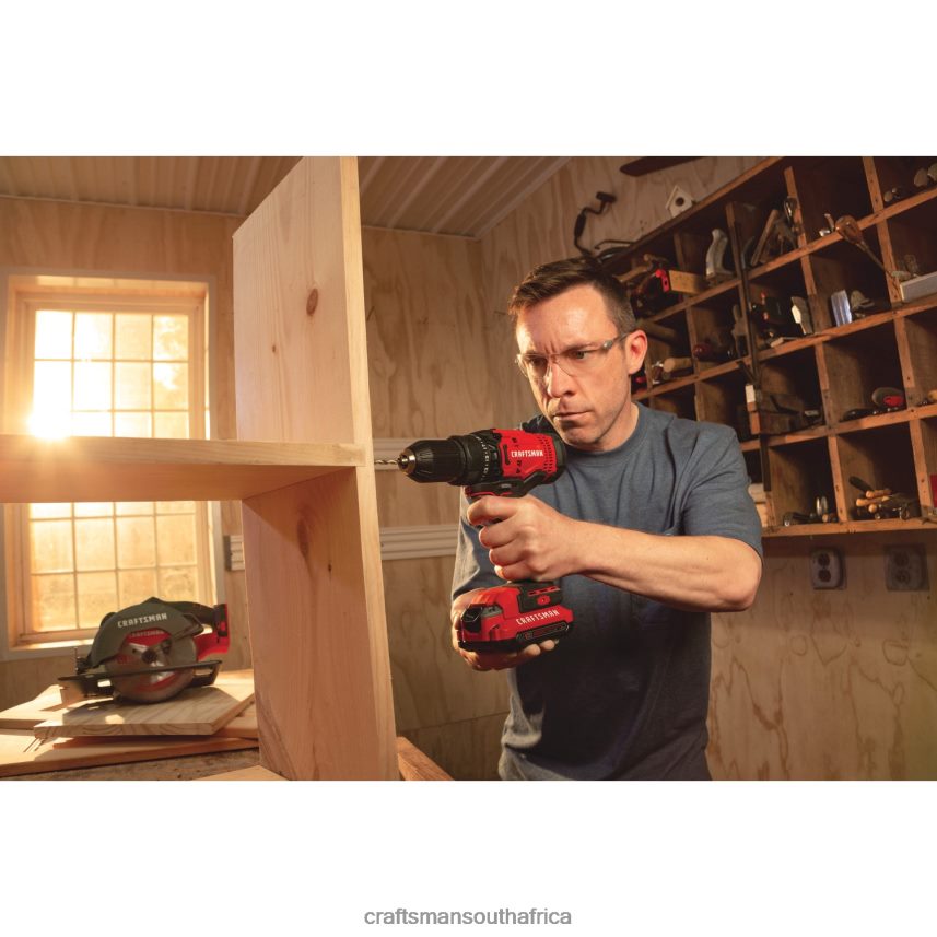 NXT28F148 V20 20-volt Max 1/2-in Cordless Drill (1-Battery Included, Charger Included) Power Tools CRAFTSMAN - Image 4