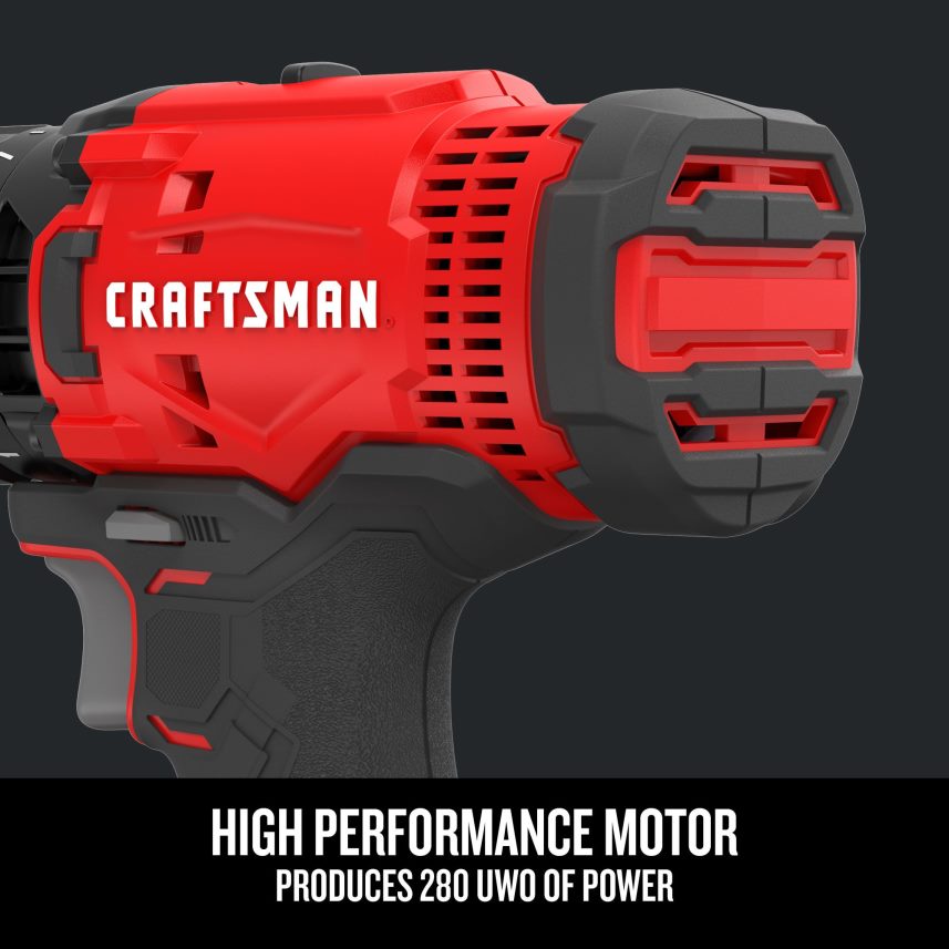 NXT28F148 V20 20-volt Max 1/2-in Cordless Drill (1-Battery Included, Charger Included) Power Tools CRAFTSMAN - Image 10