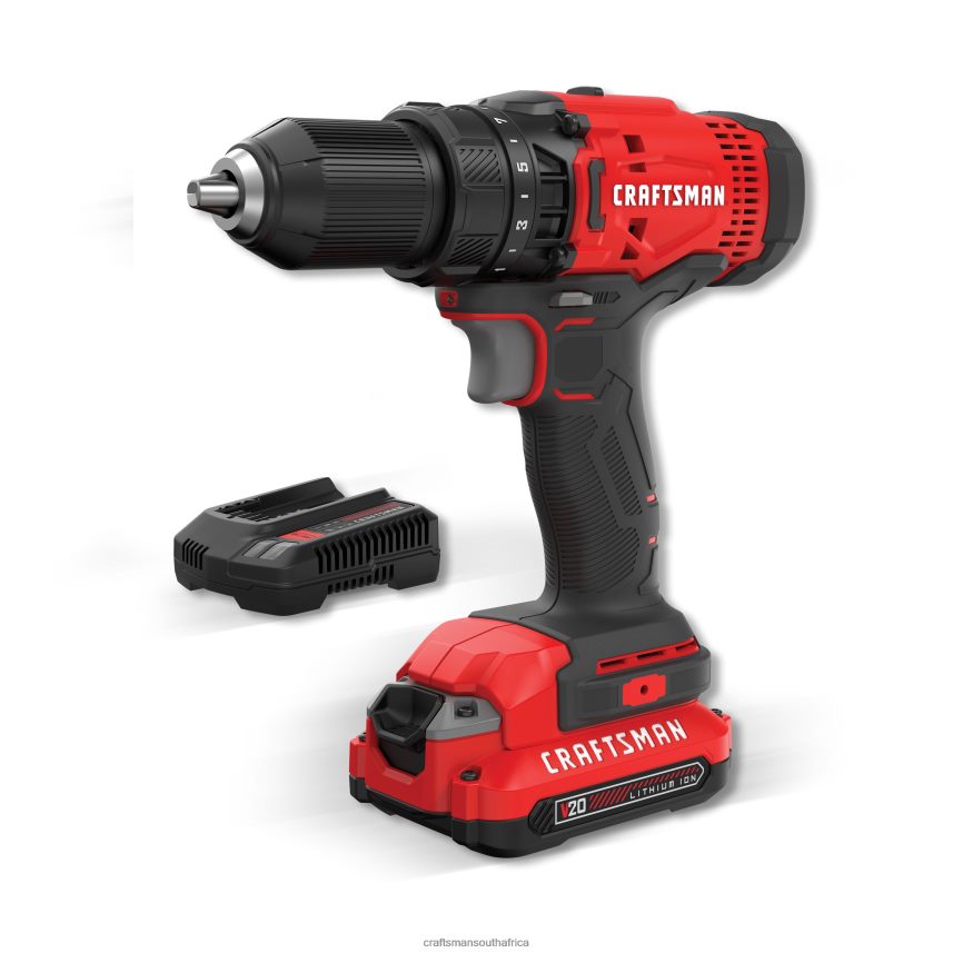 NXT28F148 V20 20-volt Max 1/2-in Cordless Drill (1-Battery Included, Charger Included) Power Tools CRAFTSMAN - Image 1