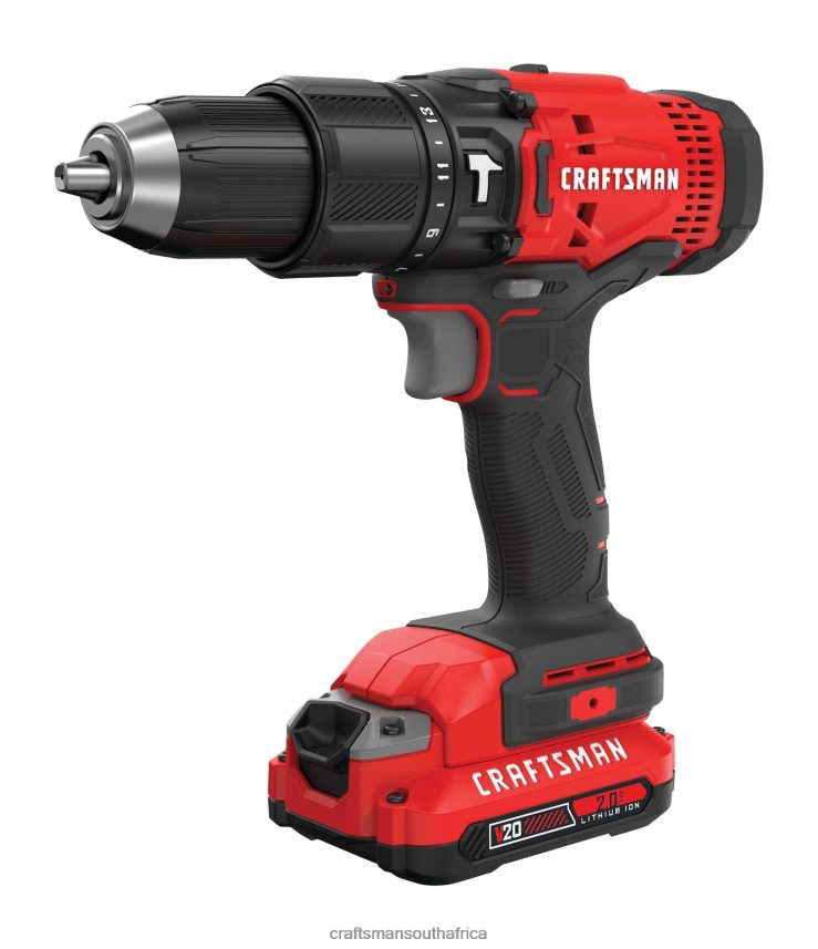 NXT28F160 1/2-in 20-volt Max-Amp Variable Speed Cordless Hammer Drill (1-Battery Included) Power Tools CRAFTSMAN - Image 1