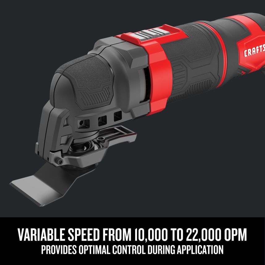 NXT28F17 Corded 3-Amp Variable Speed 10-Piece Oscillating Tool Kit with Soft Case Power Tools CRAFTSMAN - Image 4