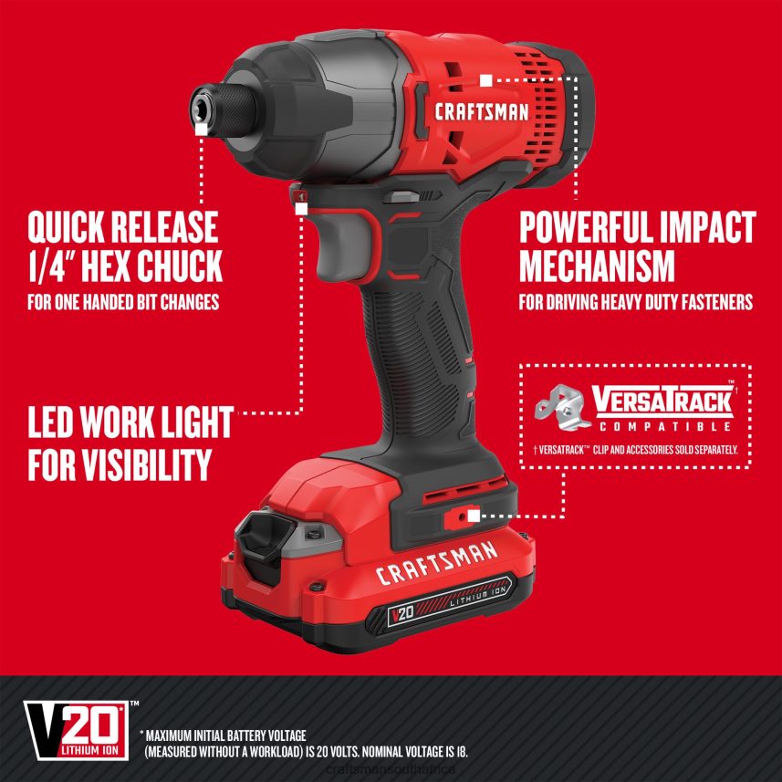NXT28F1 6-Tool Power Tool Combo Kit with Soft Case (2-Batteries Included and Charger Included) Power Tools CRAFTSMAN - Image 4