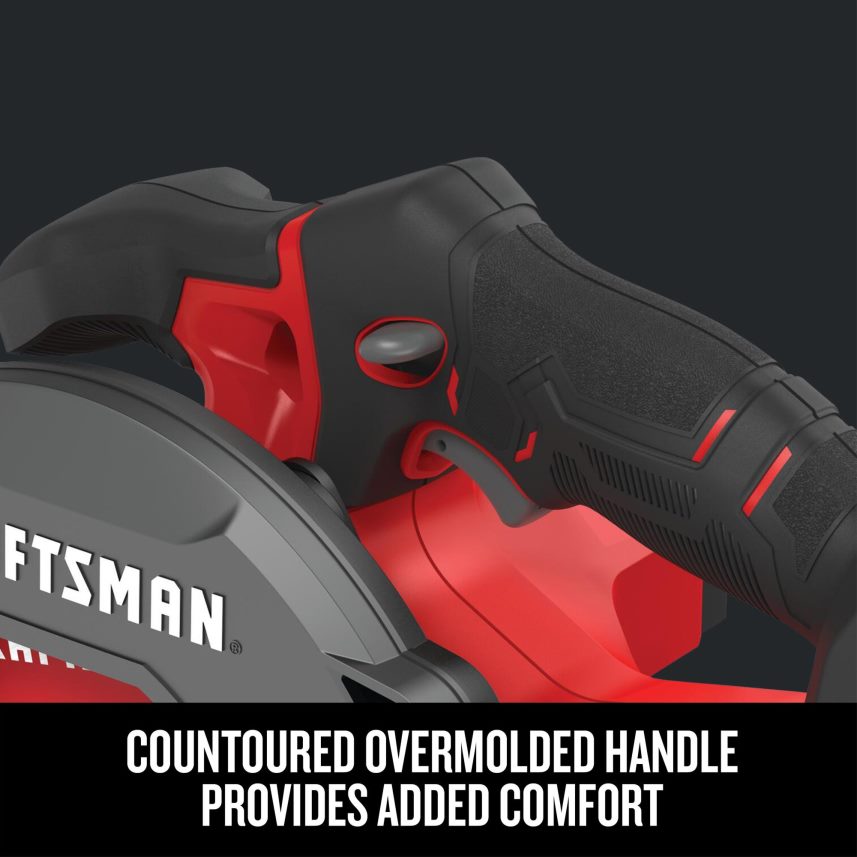 NXT28F28 V20 20-volt Max 6-1/2-in Cordless Compact Circular Saw (Bare Tool) Power Tools CRAFTSMAN - Image 7