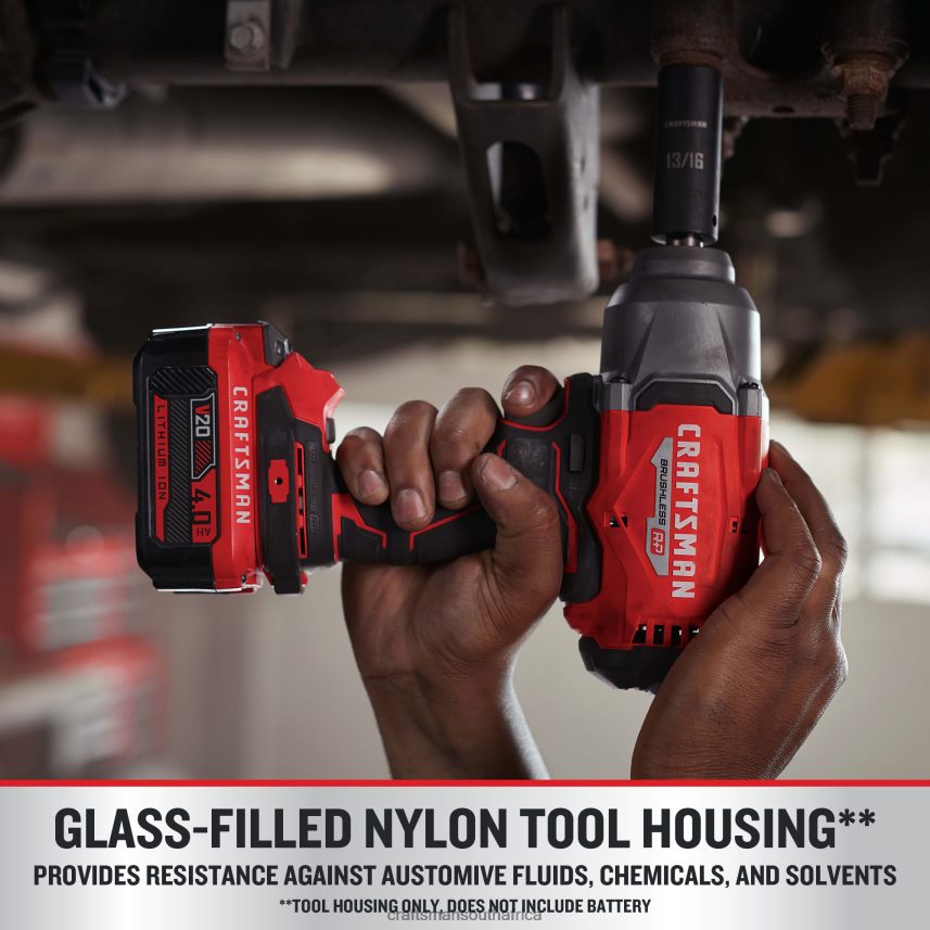 NXT28F31 4-Amp 20-volt Max Variable Speed Brushless 1/2-in Drive Cordless Impact Wrench (Battery Included) Power Tools CRAFTSMAN - Image 7