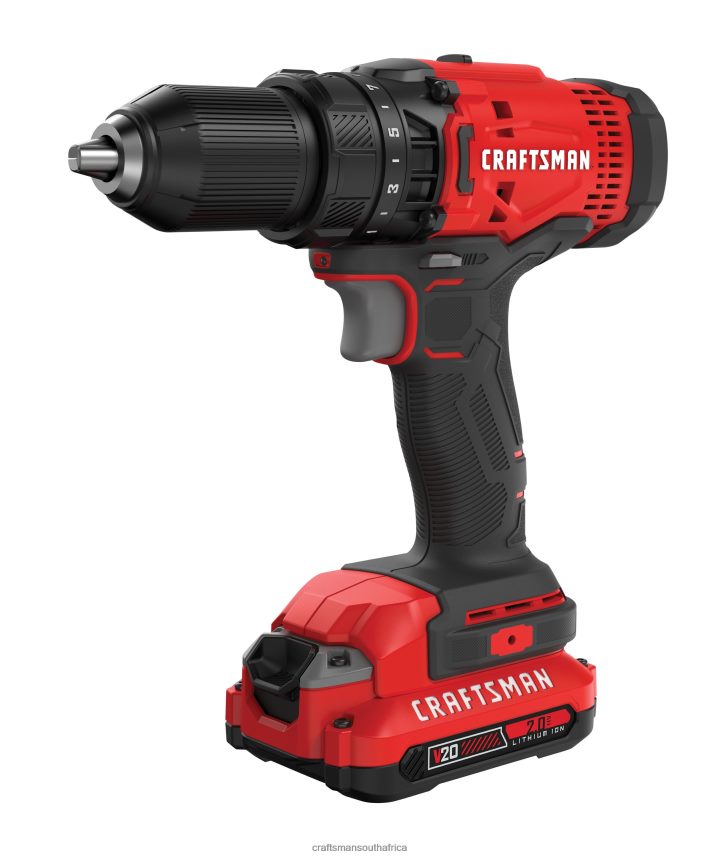 NXT28F39 V20 20-volt Max 1/2-in Cordless Drill (1-Battery Included, Charger Included) Power Tools CRAFTSMAN - Image 1