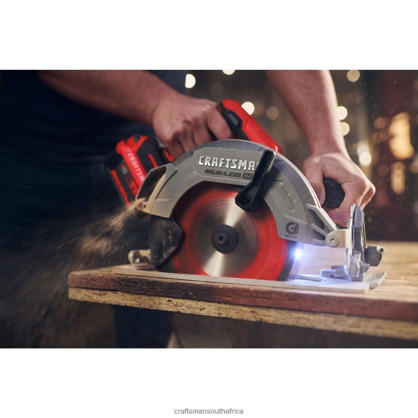 NXT28F3 V20 RP 20-volt Max 7-1/4-in Brushless Cordless Circular Saw (Bare Tool) Power Tools CRAFTSMAN - Image 8