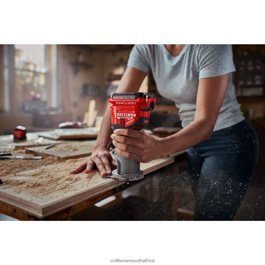 NXT28F97 1/4-in Variable Speed Brushless Fixed Cordless Router (Bare Tool) Power Tools CRAFTSMAN - Image 8