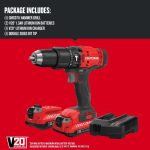 NXT28F163 1/2-in 20-volt Max-Amp Variable Speed Cordless Hammer Drill (2-Batteries Included) Power Tools CRAFTSMAN - Image 3