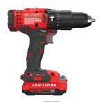 NXT28F163 1/2-in 20-volt Max-Amp Variable Speed Cordless Hammer Drill (2-Batteries Included) Power Tools CRAFTSMAN - Image 9