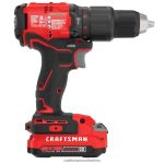 NXT28F167 V20 1/2-in 20-volt Max-Amp Variable Speed Brushless Cordless Hammer Drill (2-Batteries Included) Power Tools CRAFTSMAN - Image 4