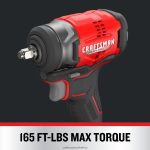 NXT28F27 V20 RP 20-volt Max Variable Speed Brushless 3/8-in Drive Cordless Impact Wrench (Bare Tool) Power Tools CRAFTSMAN - Image 3