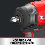 NXT28F27 V20 RP 20-volt Max Variable Speed Brushless 3/8-in Drive Cordless Impact Wrench (Bare Tool) Power Tools CRAFTSMAN - Image 4