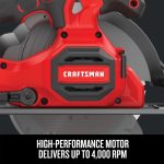 NXT28F28 V20 20-volt Max 6-1/2-in Cordless Compact Circular Saw (Bare Tool) Power Tools CRAFTSMAN - Image 4