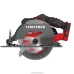 NXT28F28 V20 20-volt Max 6-1/2-in Cordless Compact Circular Saw (Bare Tool) Power Tools CRAFTSMAN - Image 9