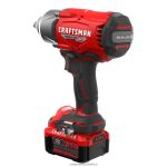 NXT28F31 4-Amp 20-volt Max Variable Speed Brushless 1/2-in Drive Cordless Impact Wrench (Battery Included) Power Tools CRAFTSMAN - Image 4