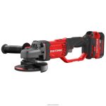 NXT28F44 4.5-in 20-volt Max Trigger Switch Cordless Angle Grinder (Charger Included and 1-Battery) Power Tools CRAFTSMAN