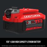 NXT28F55 V20 8-Tool 20-Volt Max Power Tool Combo Kit with Soft Case & V20 20-Volt Max 4 Amp-Hour Lithium Power Tool Battery Power Tools CRAFTSMAN - Image 3
