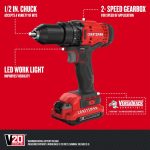 NXT28F56 V20* 2-Tool Power Tool Combo Kit with Soft Case (2-Batteries Included and Charger Included) & 57-Piece Household Tool Set with Hard Case Power Tools CRAFTSMAN - Image 3