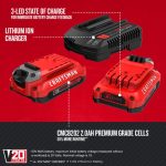 NXT28F72 V20 20-Volt Cordless Random Orbital Sander with Dust Management & V20 20-Volt Max 2-Pack 2 Amp-Hour Lithium Power Tool Battery Kit (Charger Included) Power Tools CRAFTSMAN - Image 5