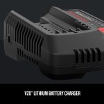 NXT28F72 V20 20-Volt Cordless Random Orbital Sander with Dust Management & V20 20-Volt Max 2-Pack 2 Amp-Hour Lithium Power Tool Battery Kit (Charger Included) Power Tools CRAFTSMAN - Image 7