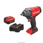 NXT28F80 V20 20-volt Max Variable Speed Brushless 1/2-in Drive Cordless Impact Wrench & V20 20-Volt Max 4 Amp-Hour Lithium Power Tool Battery Kit Power Tools CRAFTSMAN