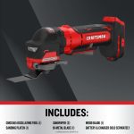 NXT28F85 Cordless Brushless 20-volt Max Variable Speed Oscillating Tool Power Tools CRAFTSMAN - Image 6