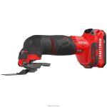 NXT28F99 V20 Cordless 20-volt Max Variable Speed 11-Piece Oscillating Tool Kit with Soft Case (1-Battery Included) Power Tools CRAFTSMAN